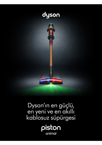 Dyson V16 Piston Animal Submarine™ (Mat siyah/Bakır)
