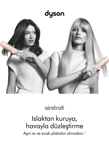 Dyson Airstrait™ saç düzleştirici (Ceramic Pink)