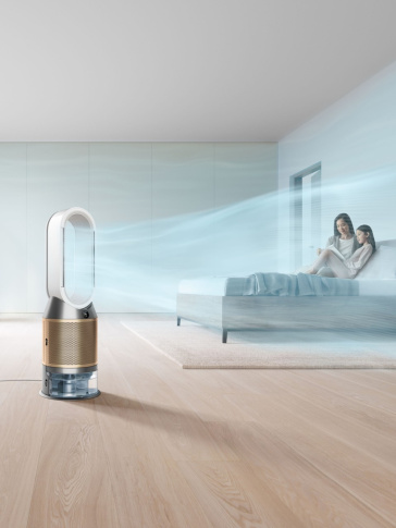 Dyson Humidify+Cool™ PH2 De-NOx Nemlendirme Özellikli Hava Temizleyici (Beyaz/Altın)